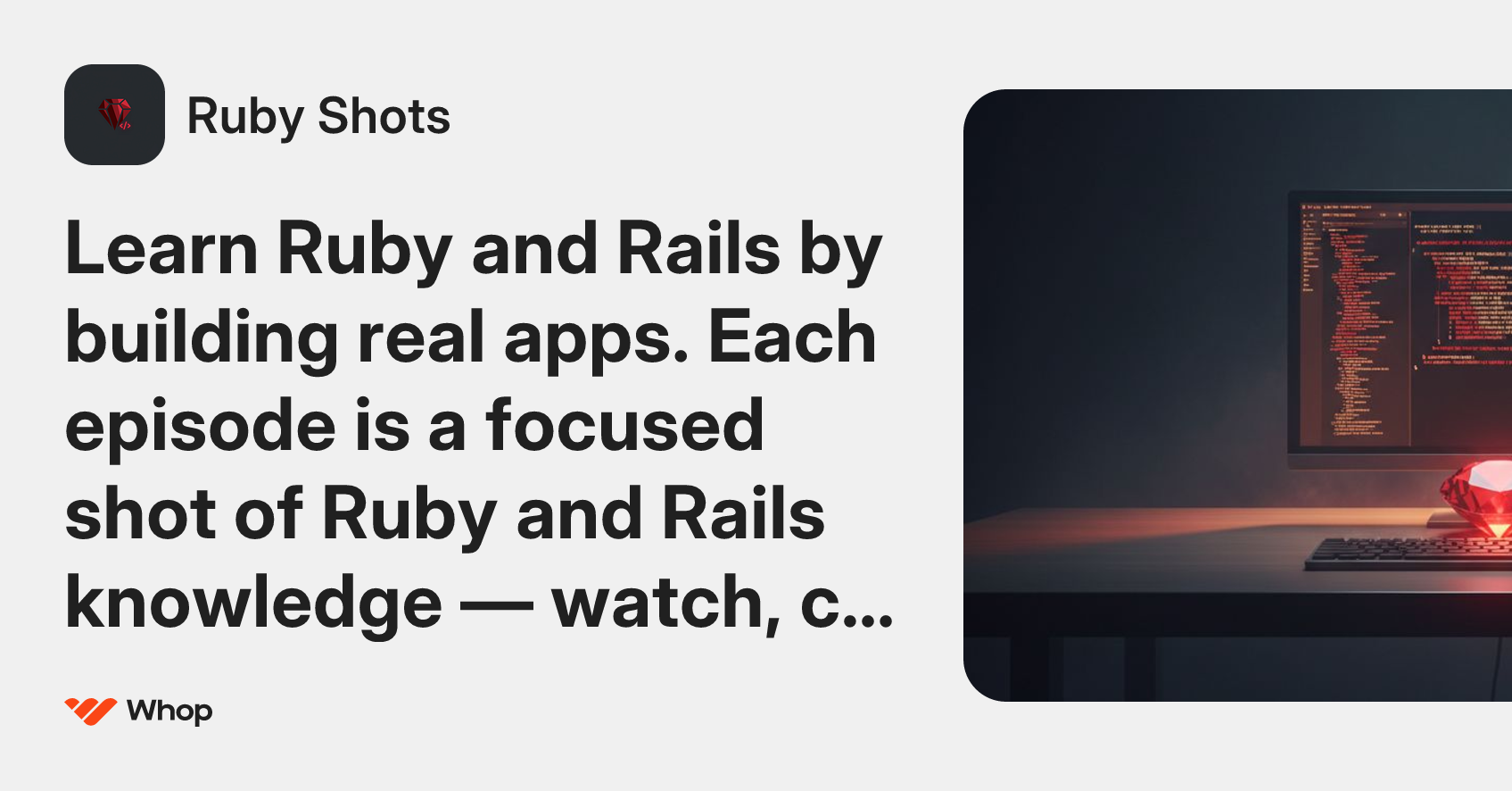 Ruby Shots | Whop
