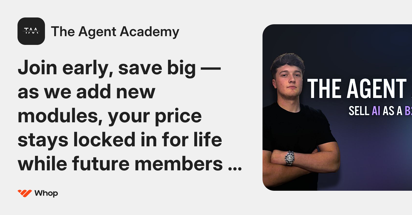 The Agent Academy | Whop