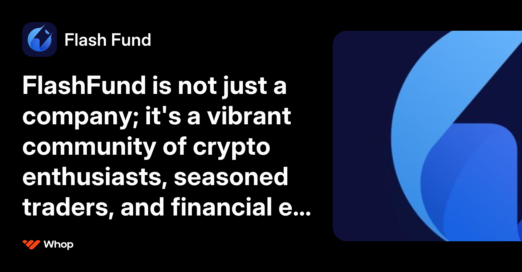 Flash Fund | Whop
