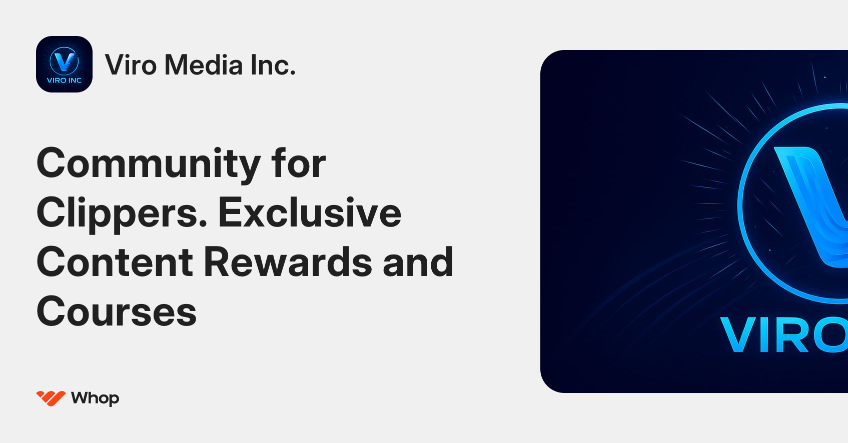 Viro Media Inc. | Whop