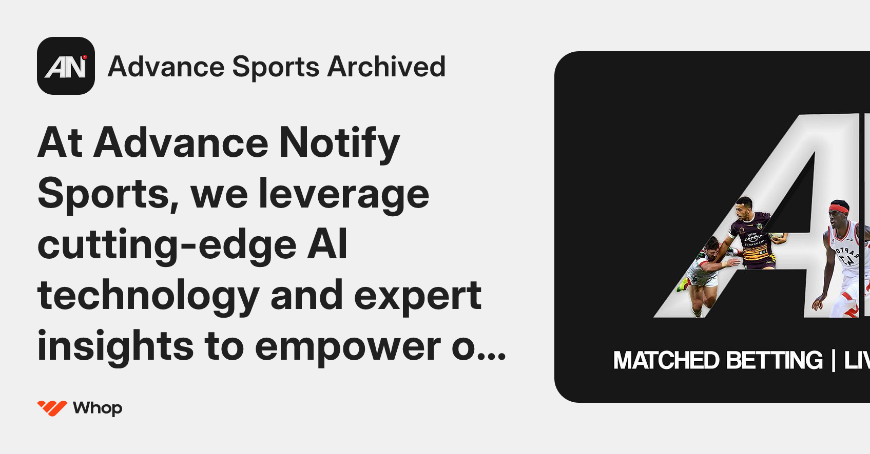 Advance Sports Archived | Whop