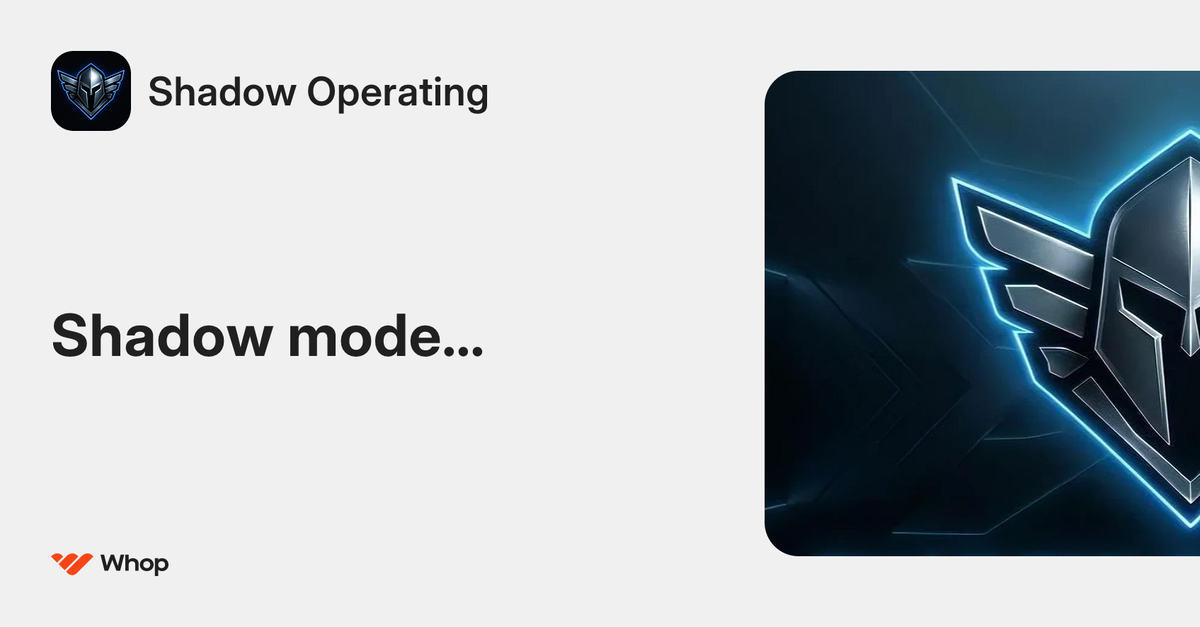 Shadow Operating | Whop