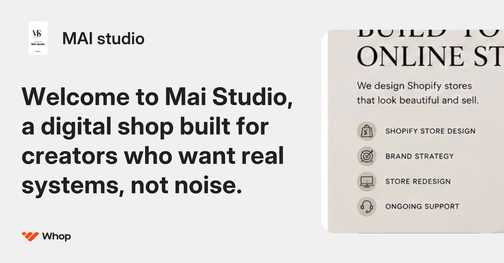 MAI studio | Whop