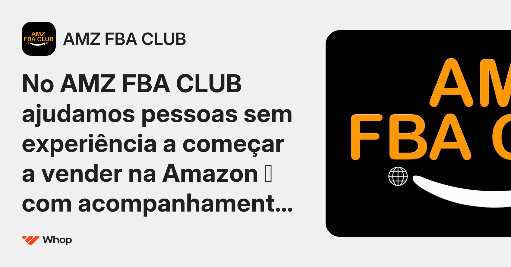 AMZ FBA CLUB | Whop