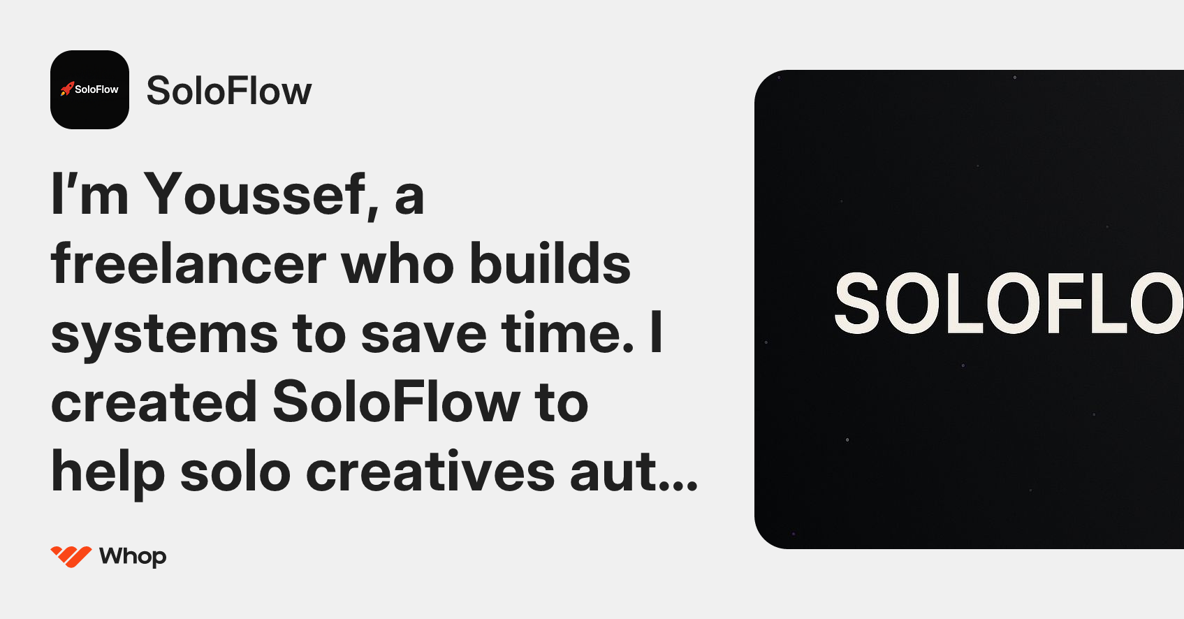 SoloFlow | Whop