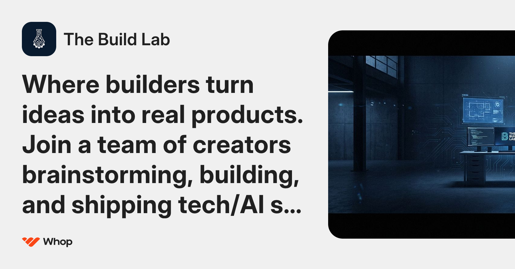 The Build Lab | Whop