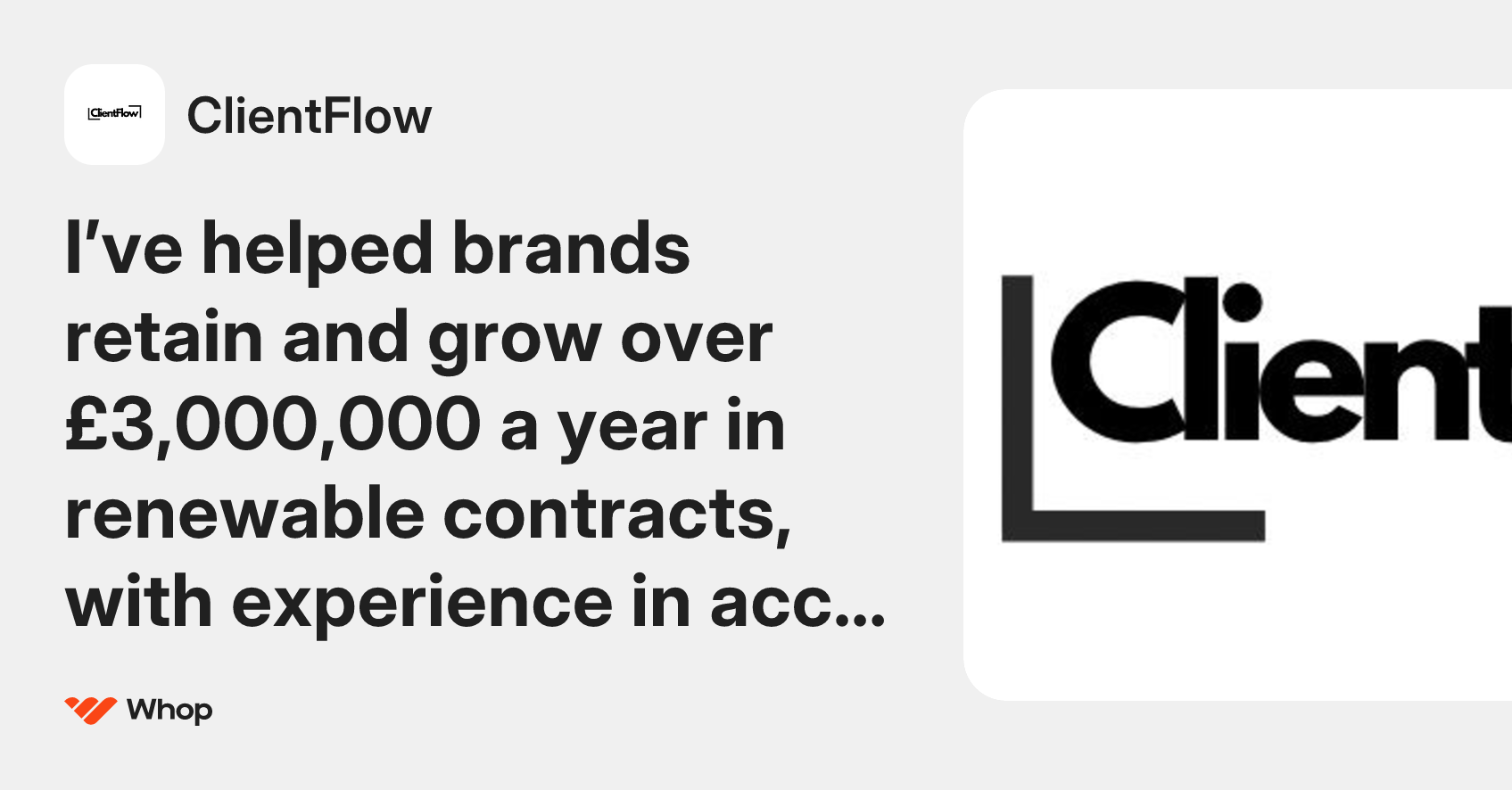ClientFlow | Whop