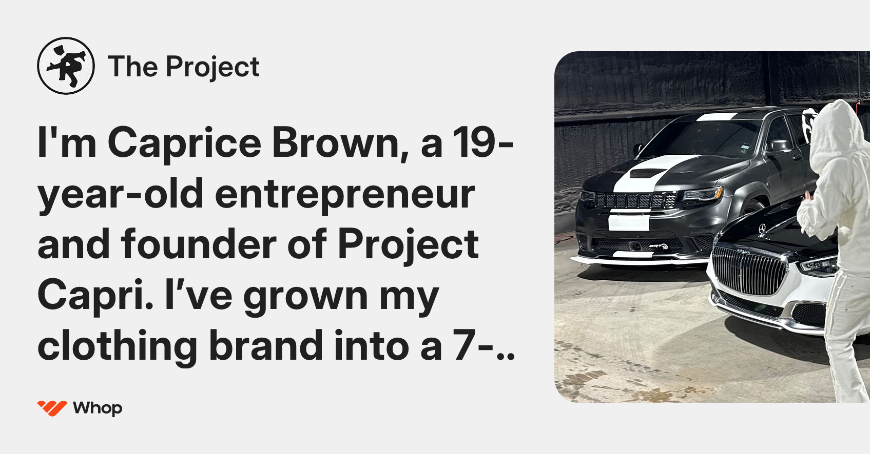 The Project | Whop