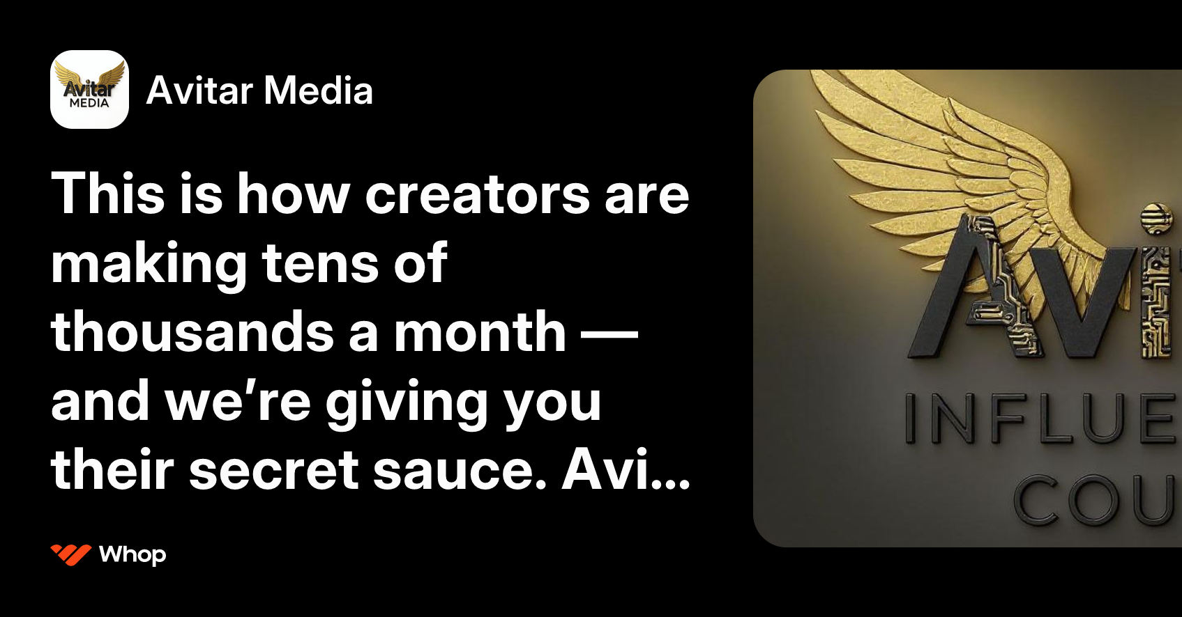 Avitar Media | Whop