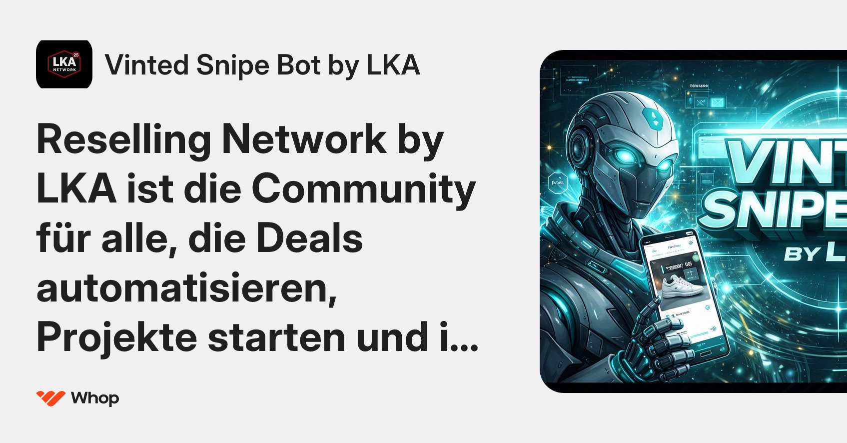 Vinted Snipe Bot by LKA | Whop