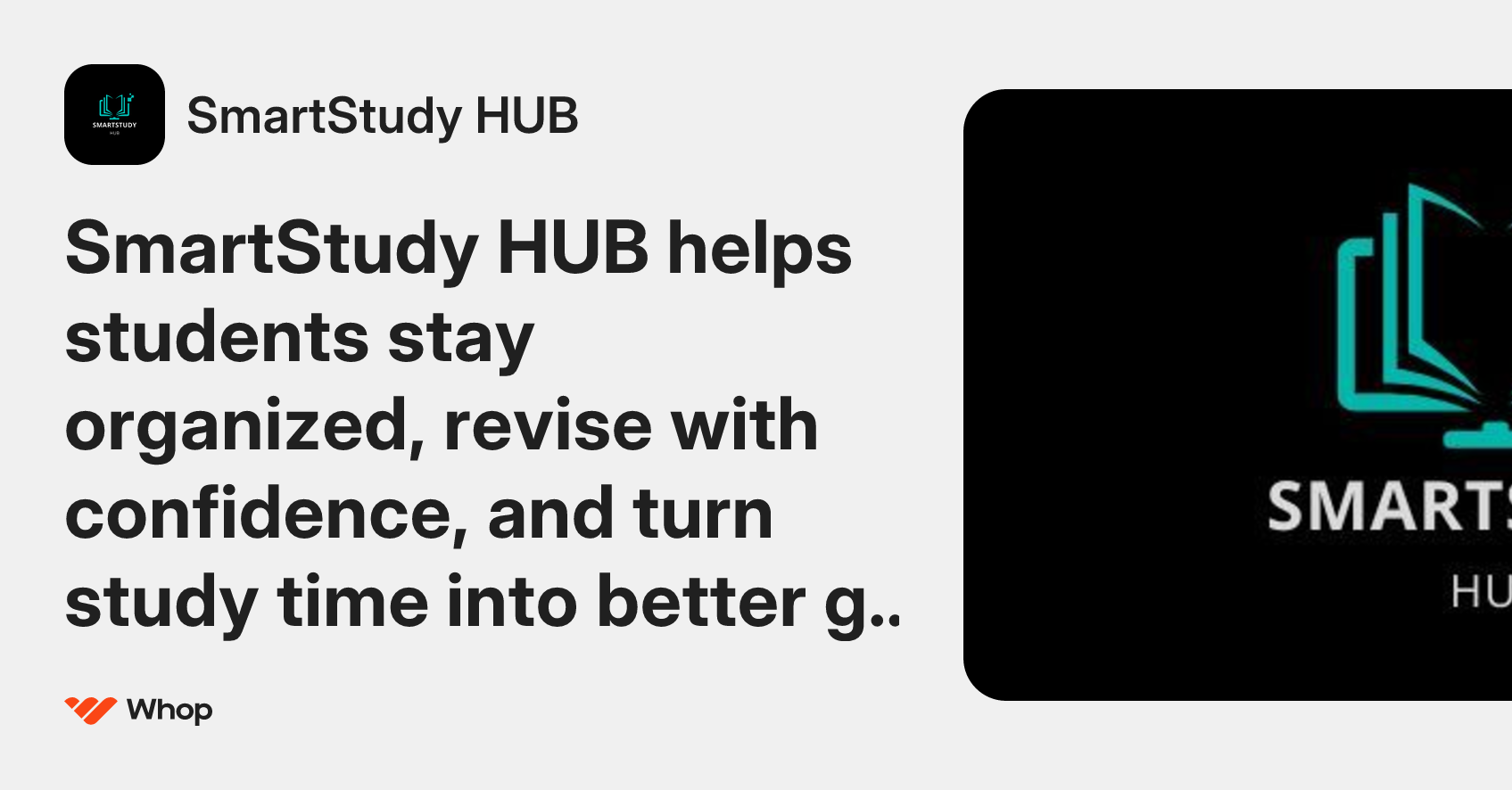 SmartStudy HUB | Whop