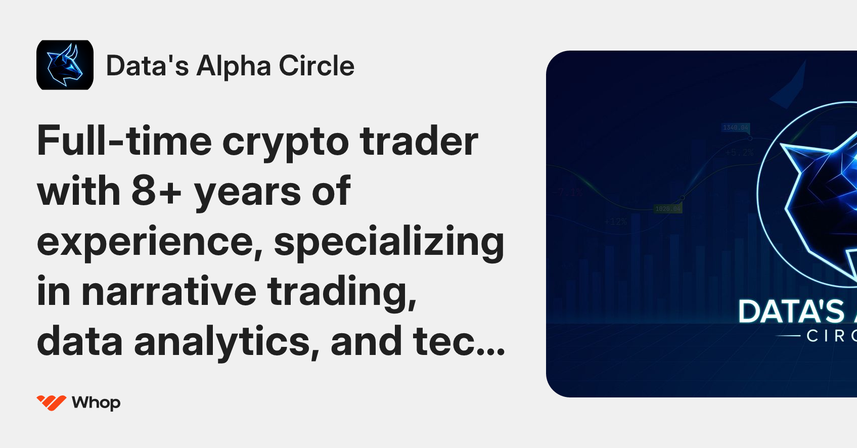 Data's Alpha Circle | Whop