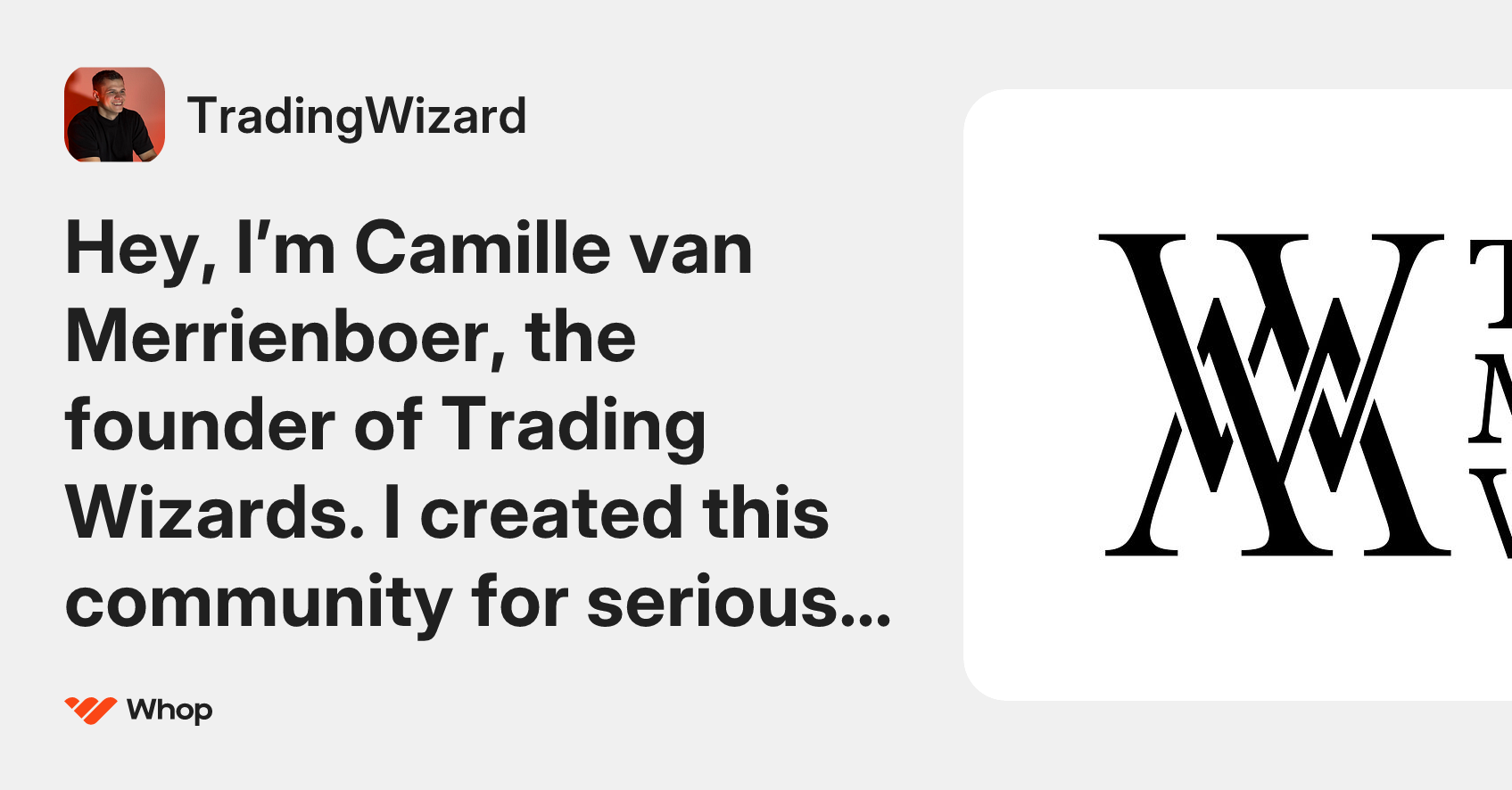 TradingWizard | Whop