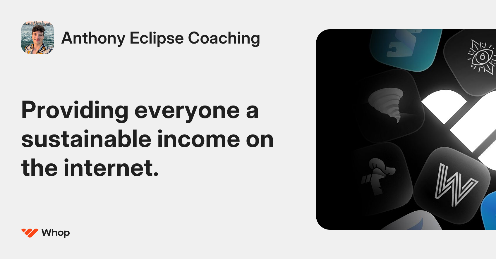 Anthony Eclipse Coaching | Whop