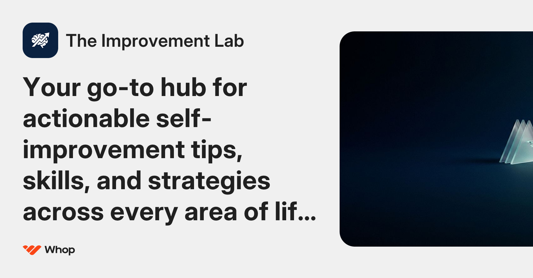 The Improvement Lab | Whop