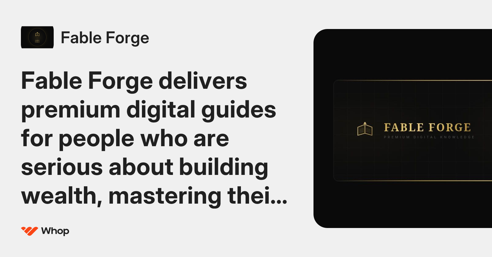Fable Forge | Whop