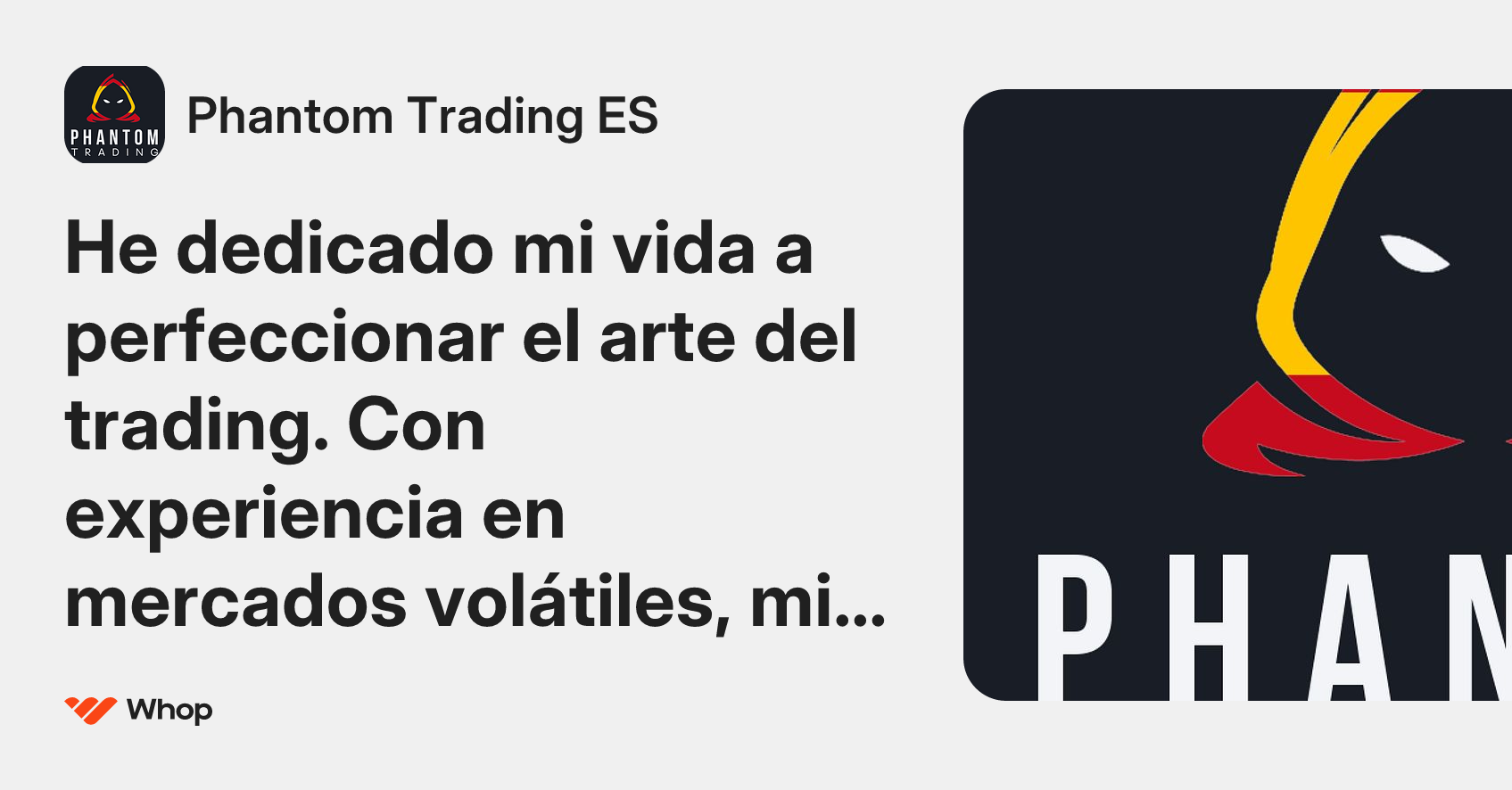 Phantom Trading ES | Whop