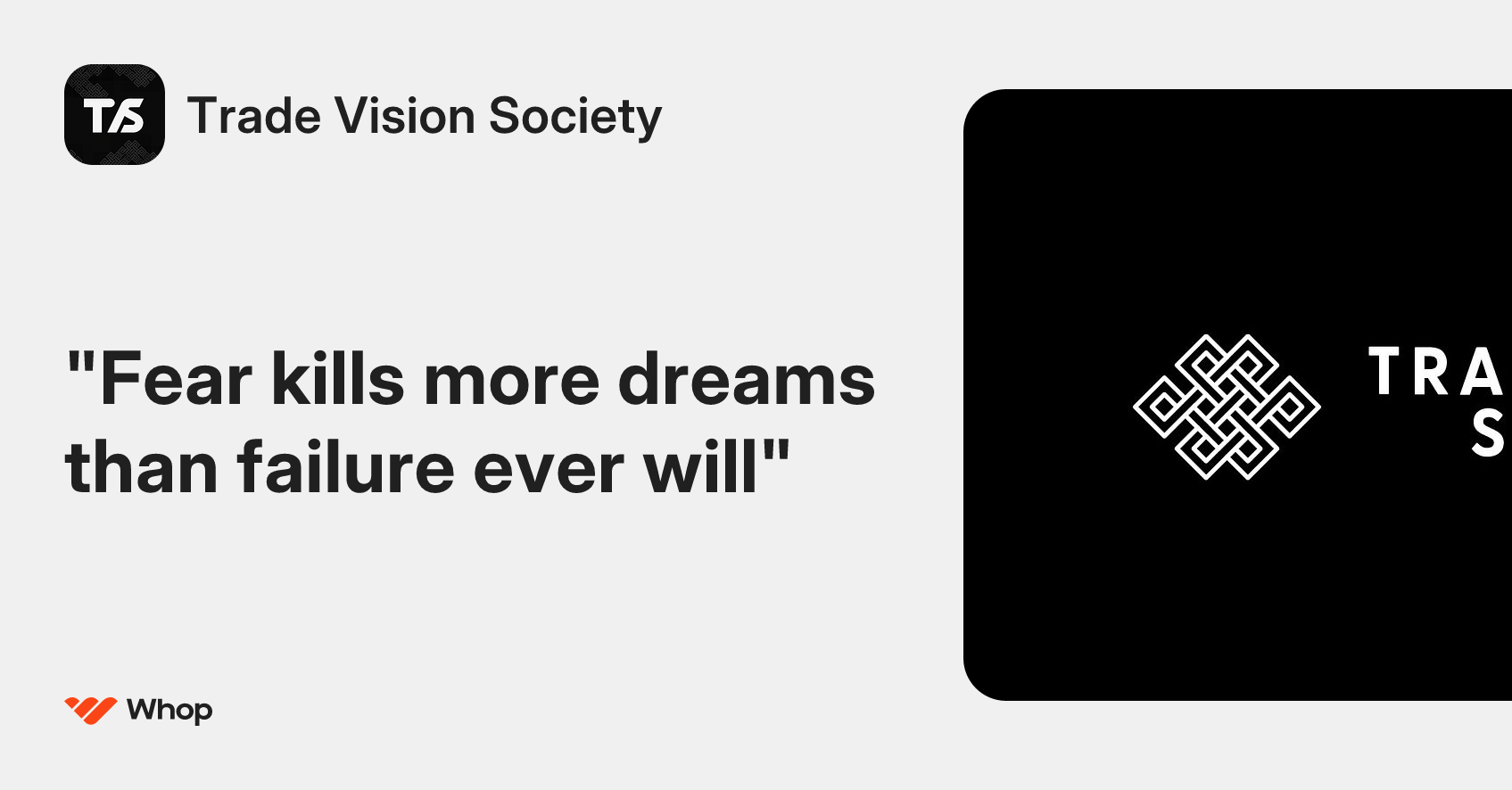 Trade Vision Society | Whop
