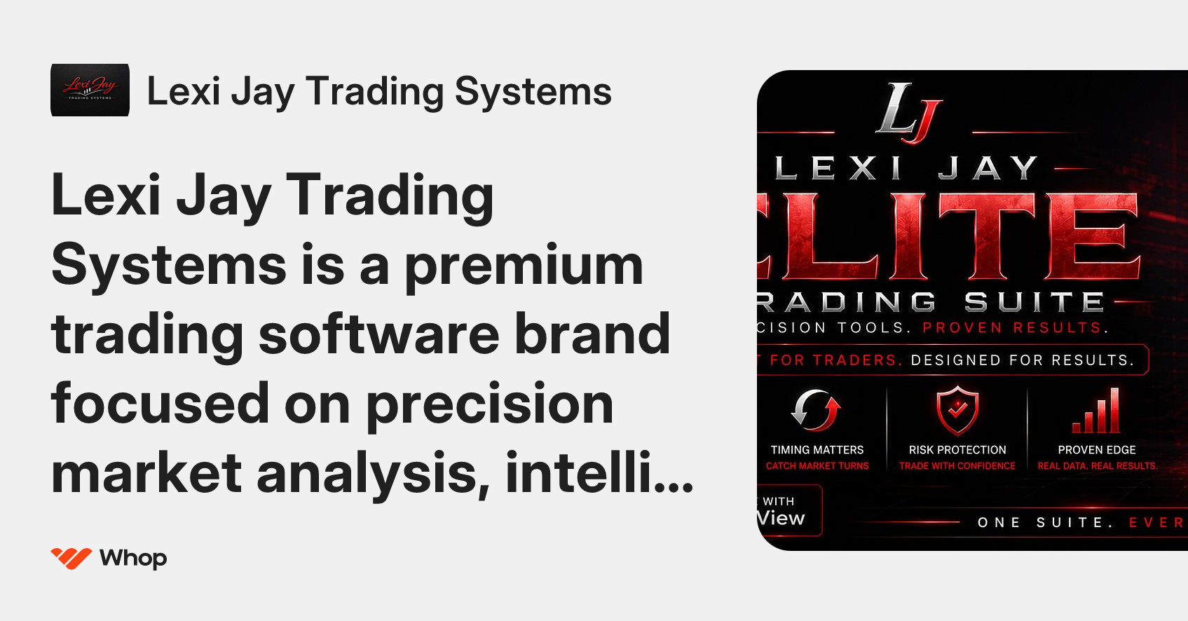 Lexi Jay Trading Systems | Whop