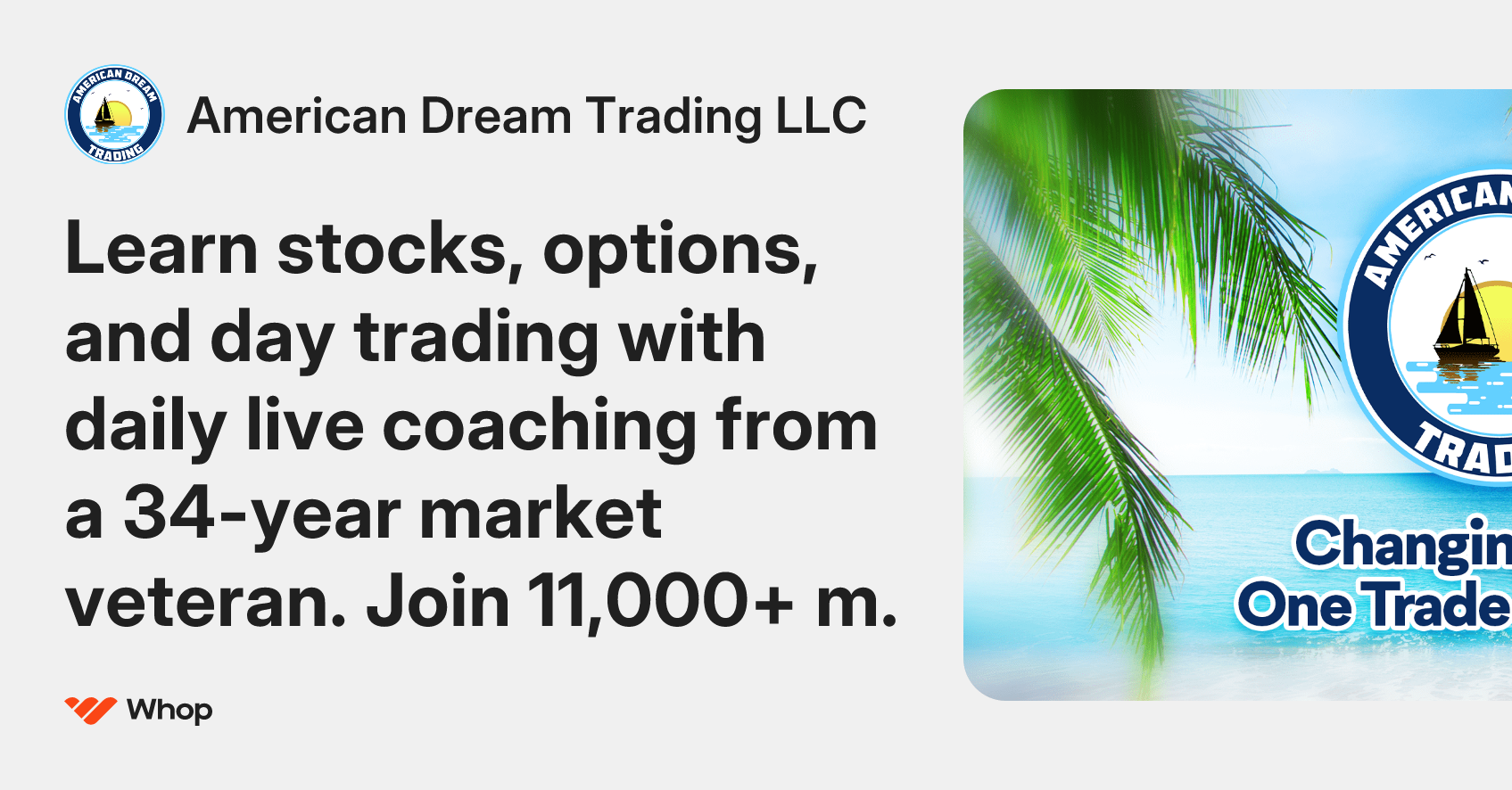 American Dream Trading LLC | Whop