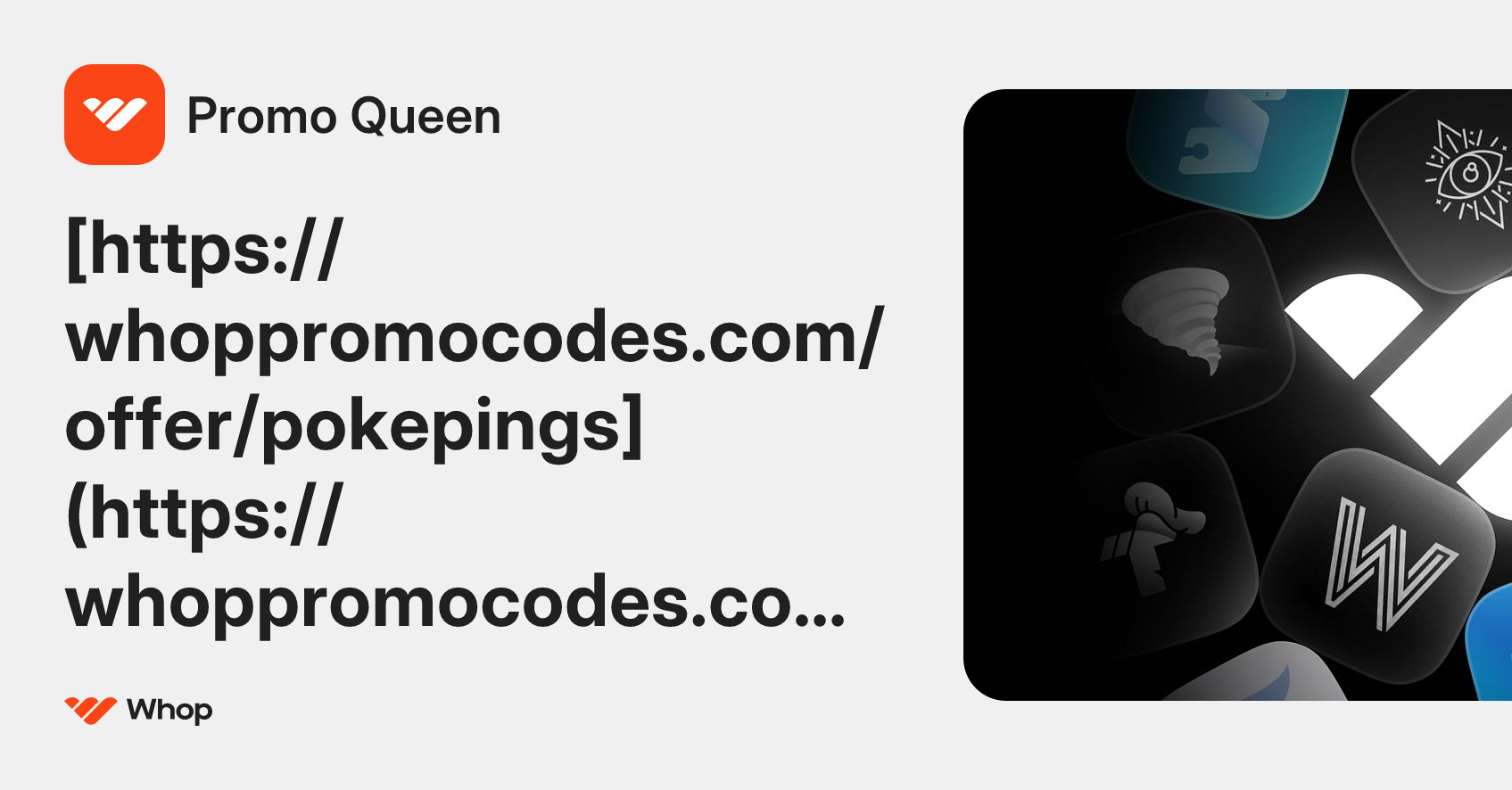 Promo Queen | Whop