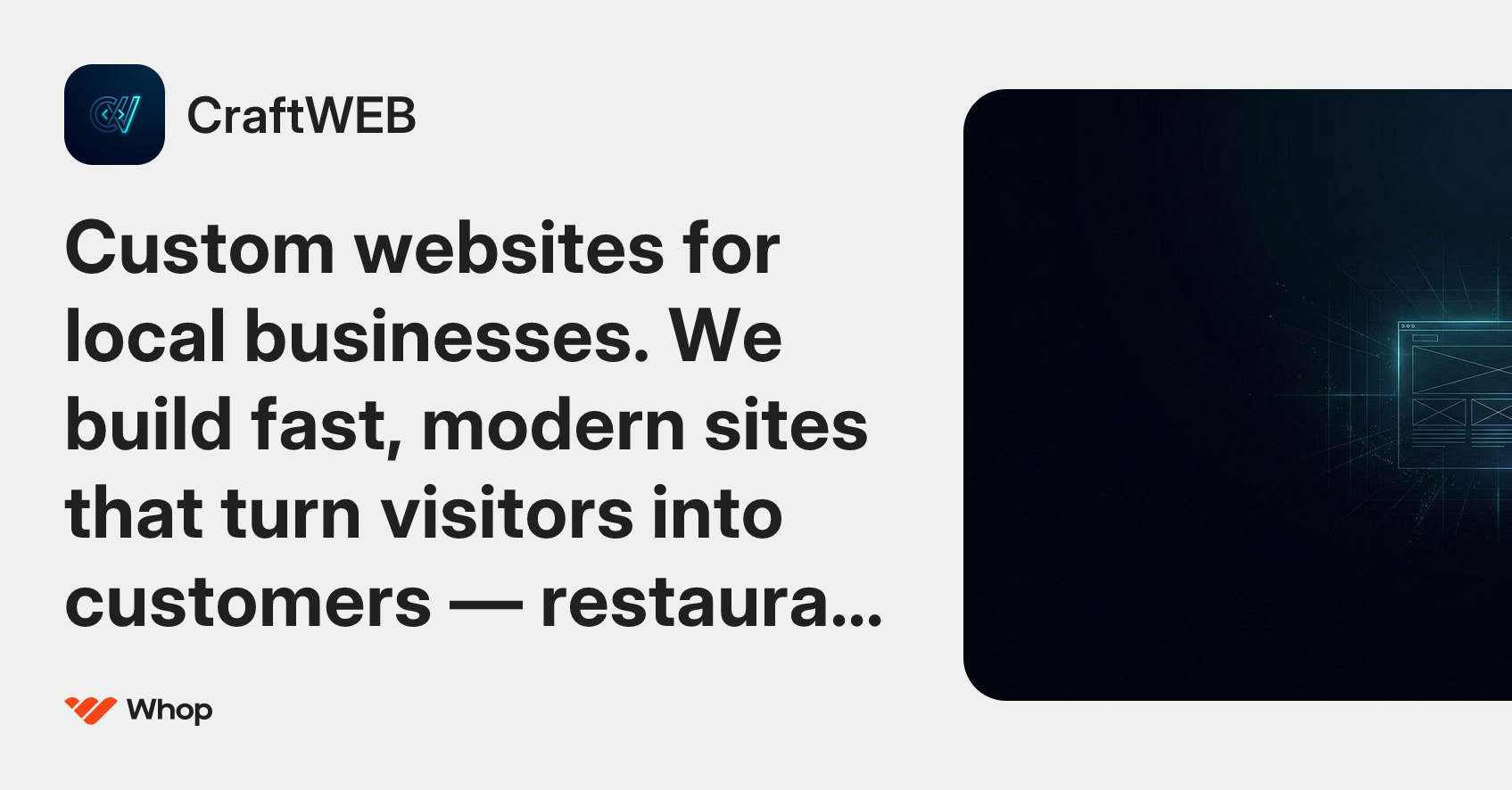 CraftWEB | Whop