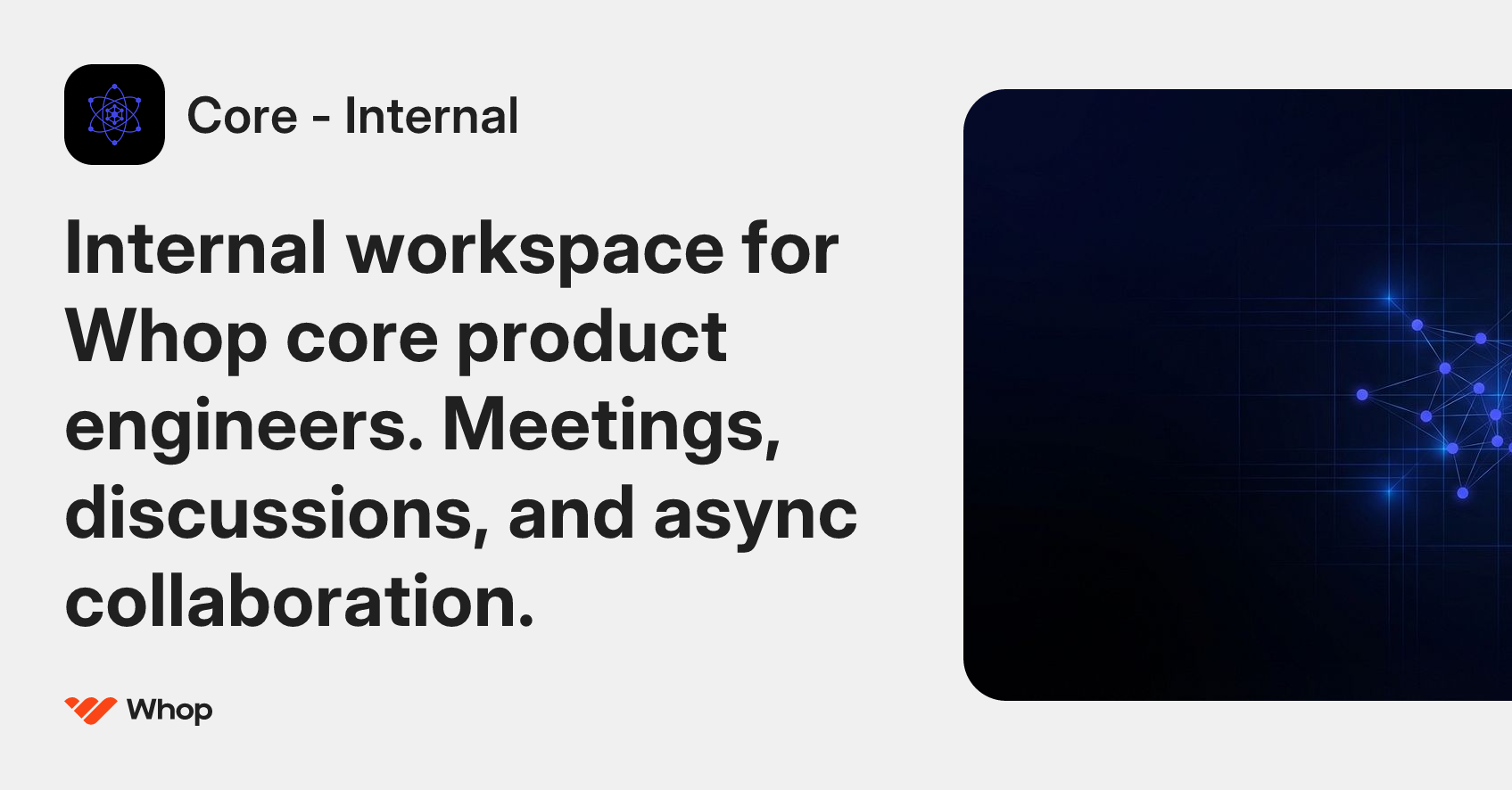 Core - Internal | Whop