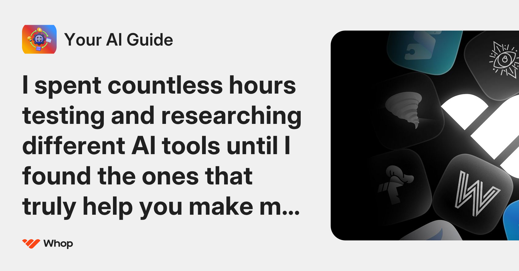 Your AI Guide | Whop