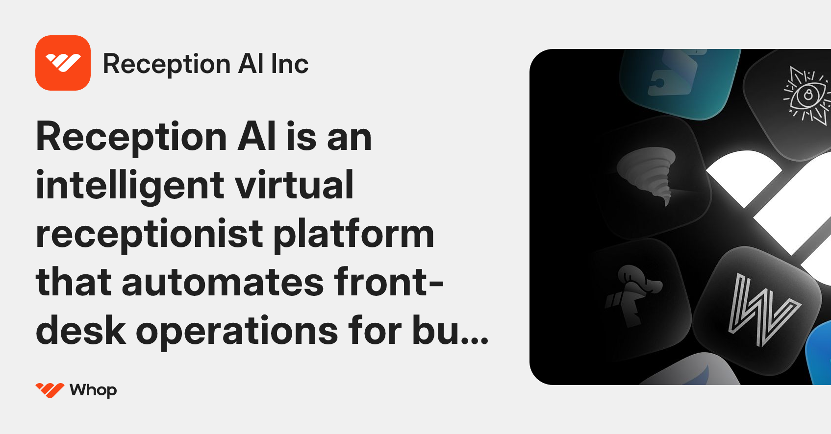 Reception AI Inc | Whop