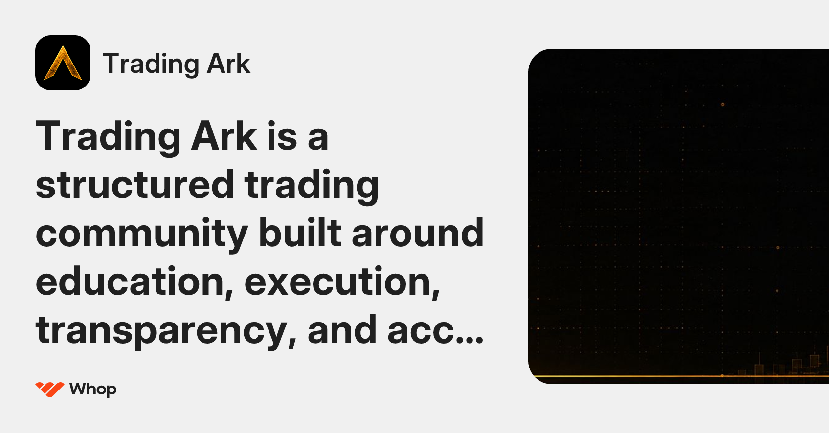 Trading Ark | Whop