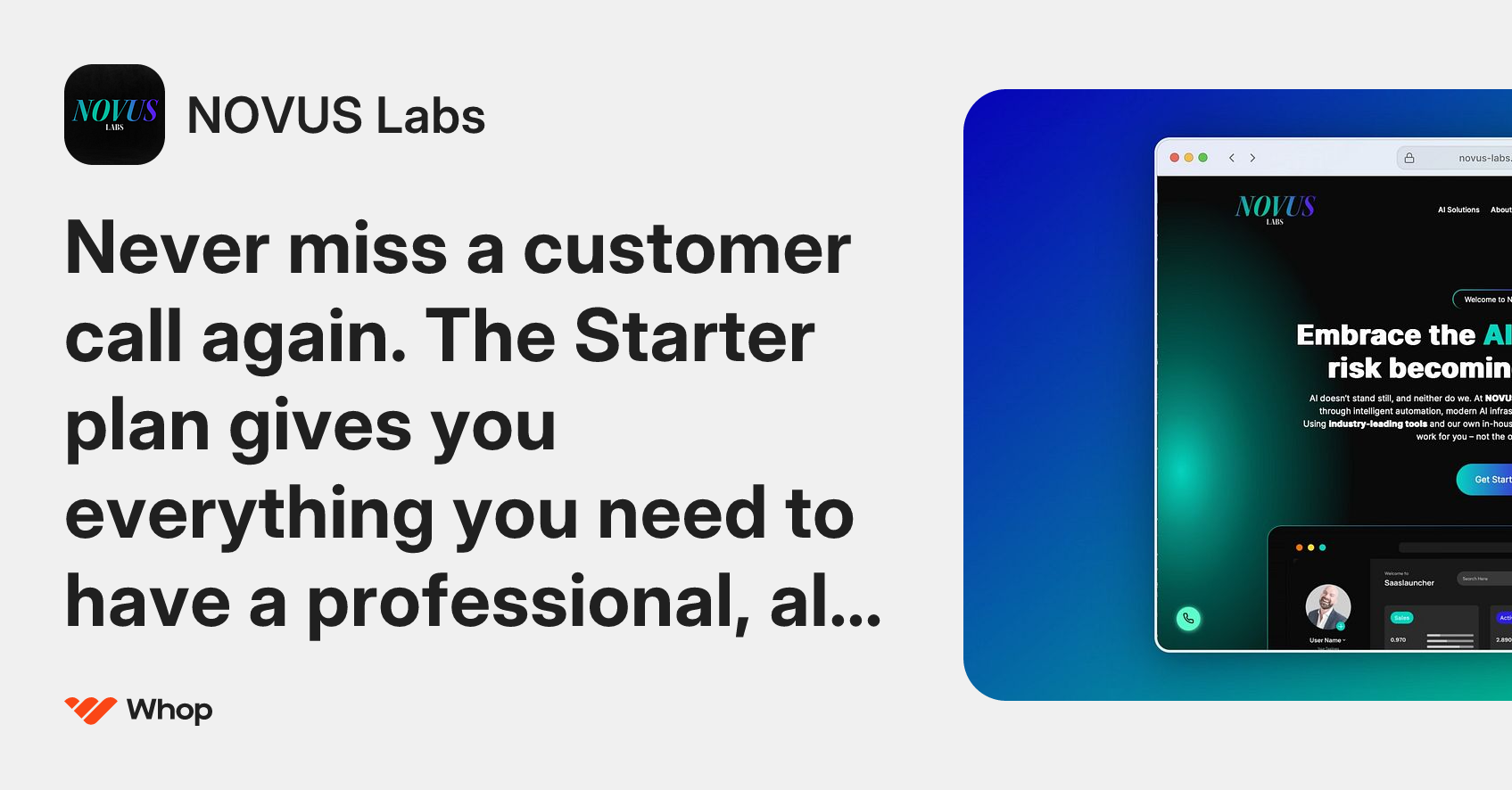 NOVUS Labs | Whop