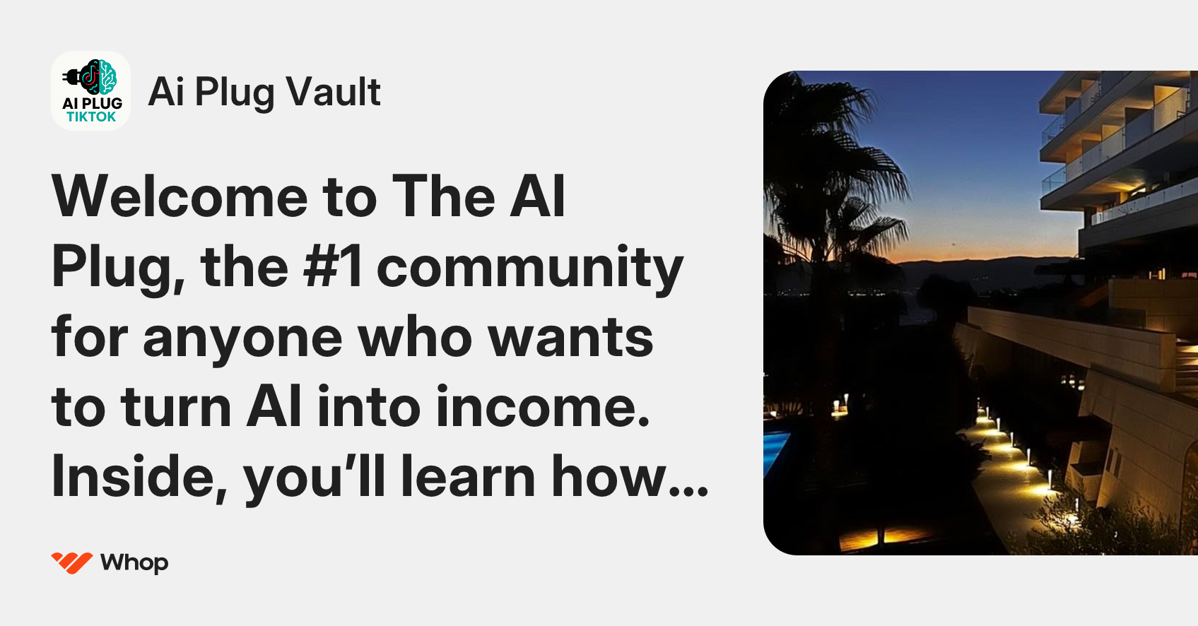 Ai Plug Vault | Whop