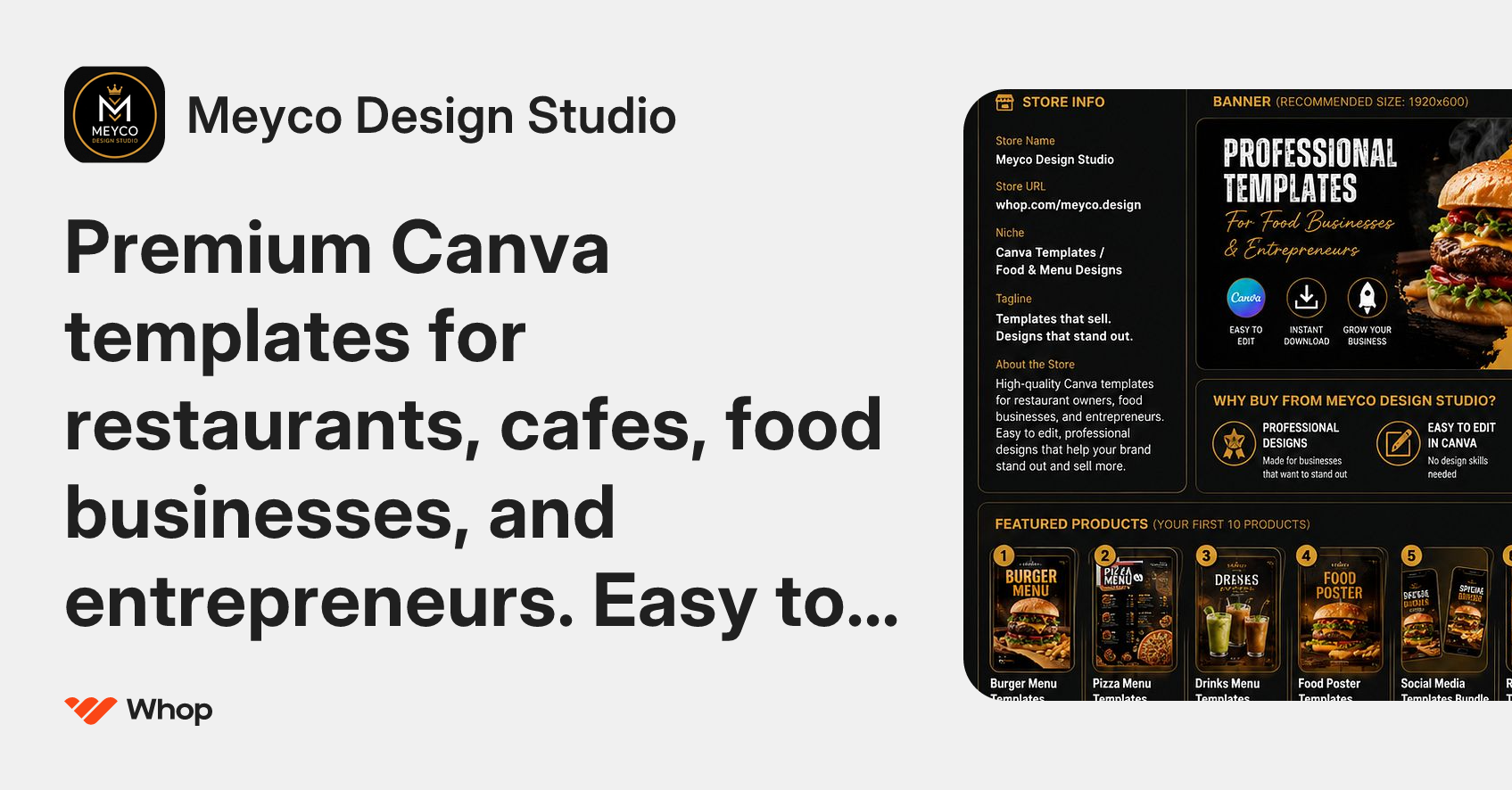 Meyco Design Studio | Whop