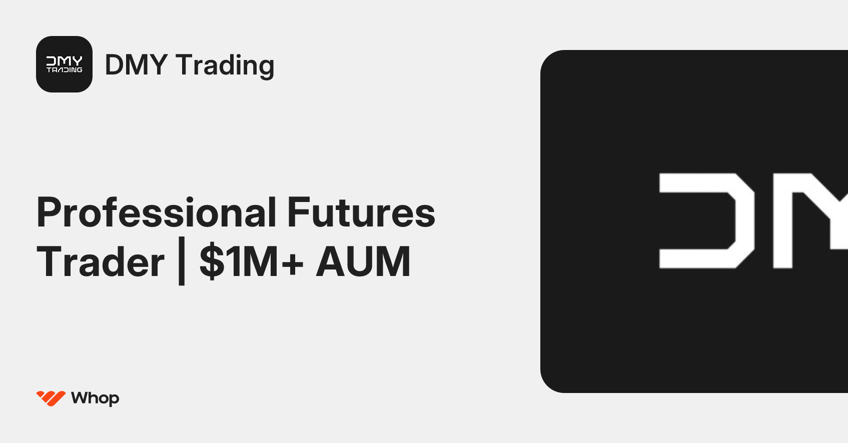 DMY Trading | Whop