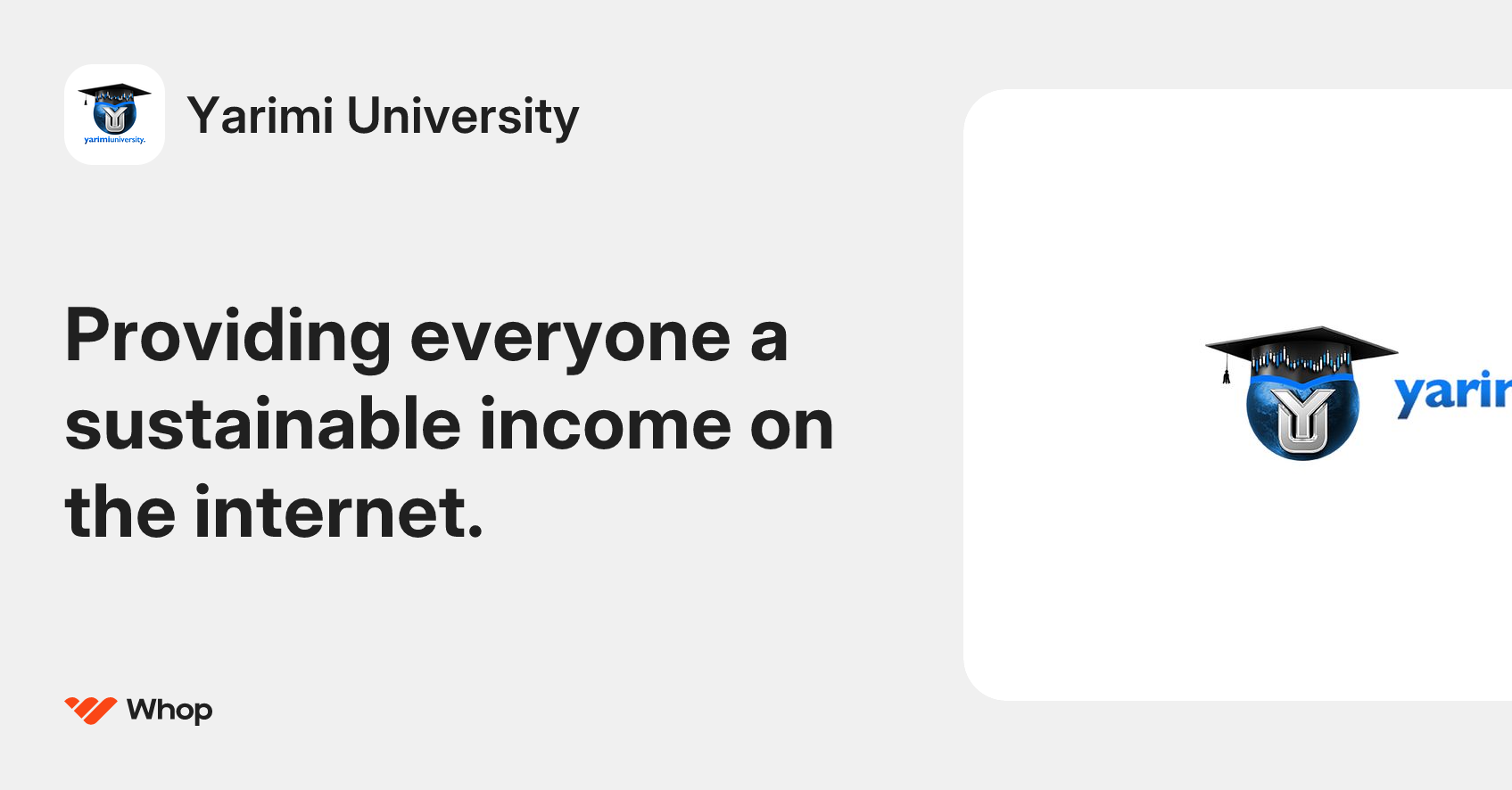 Yarimi University | Whop