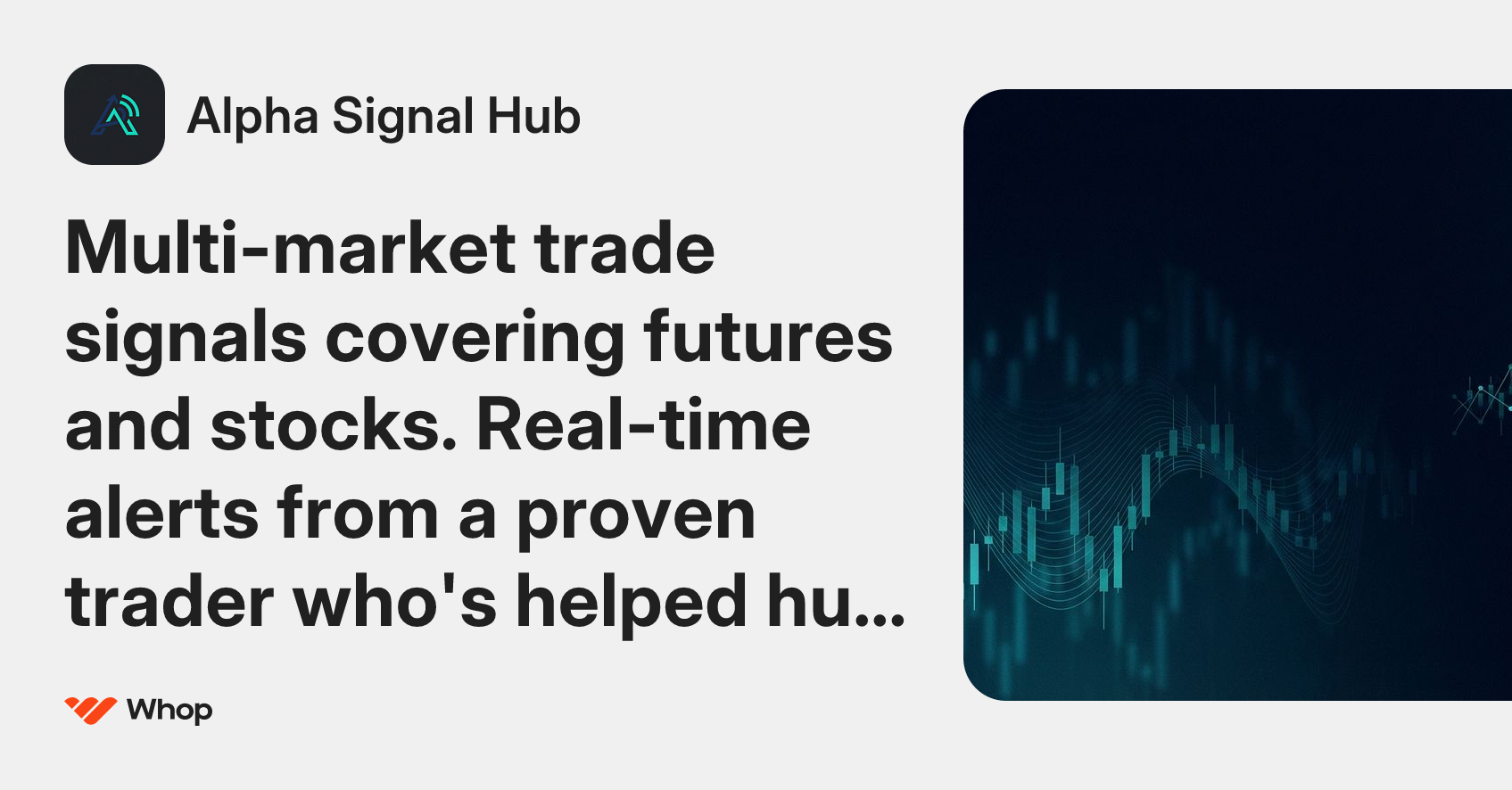 Alpha Signal Hub | Whop