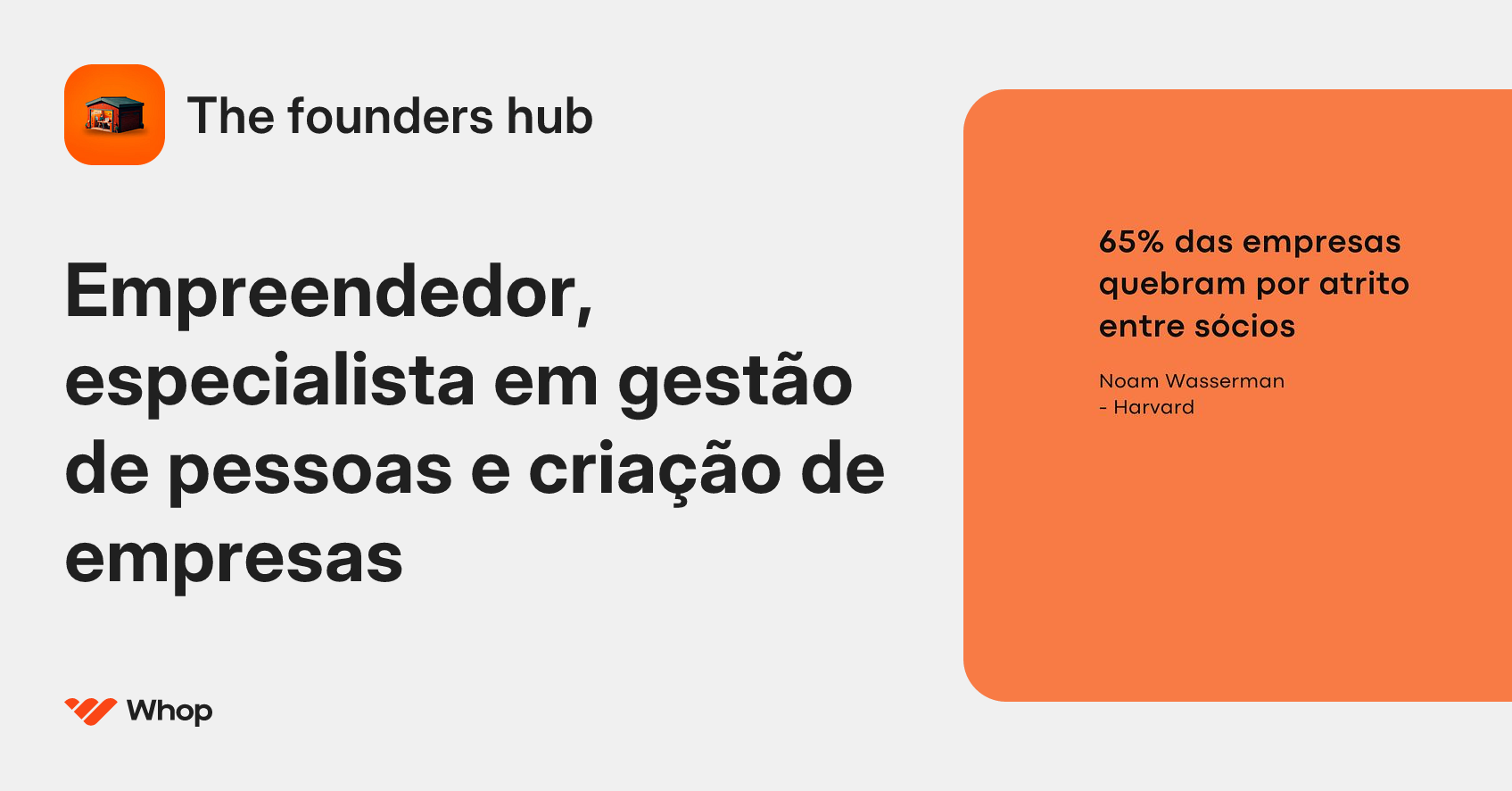 The founders hub | Whop