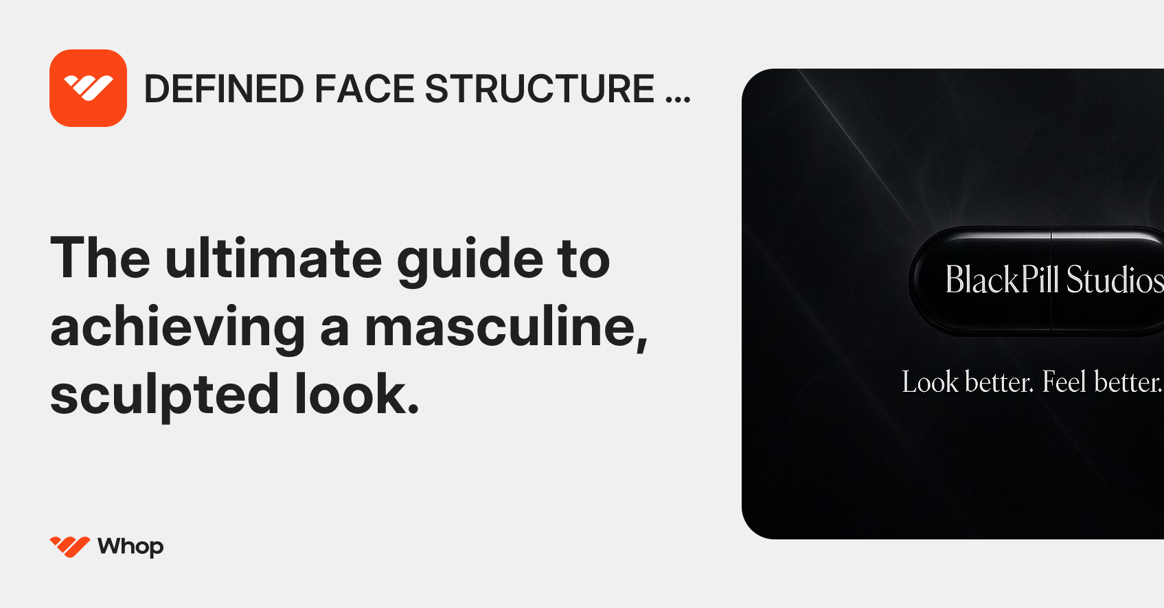 DEFINED FACE STRUCTURE GUIDE | Whop