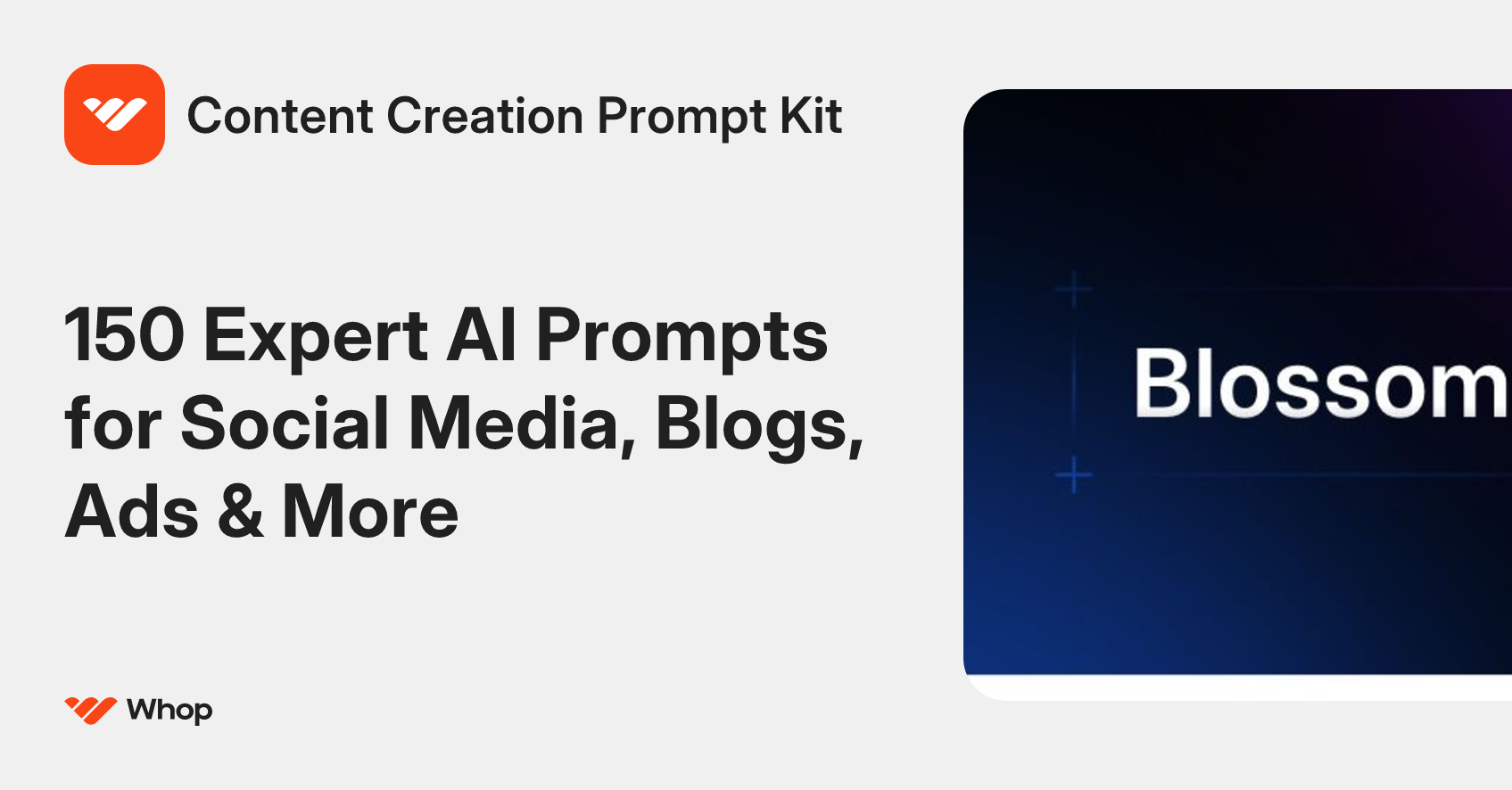 Content Creation Prompt Kit | Whop