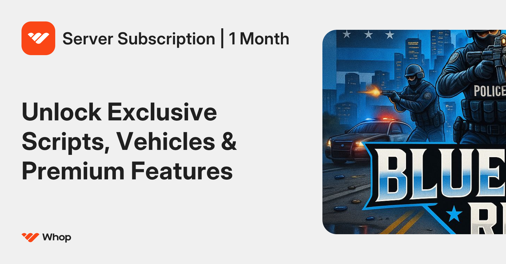 Server Subscription | 1 Month | Whop