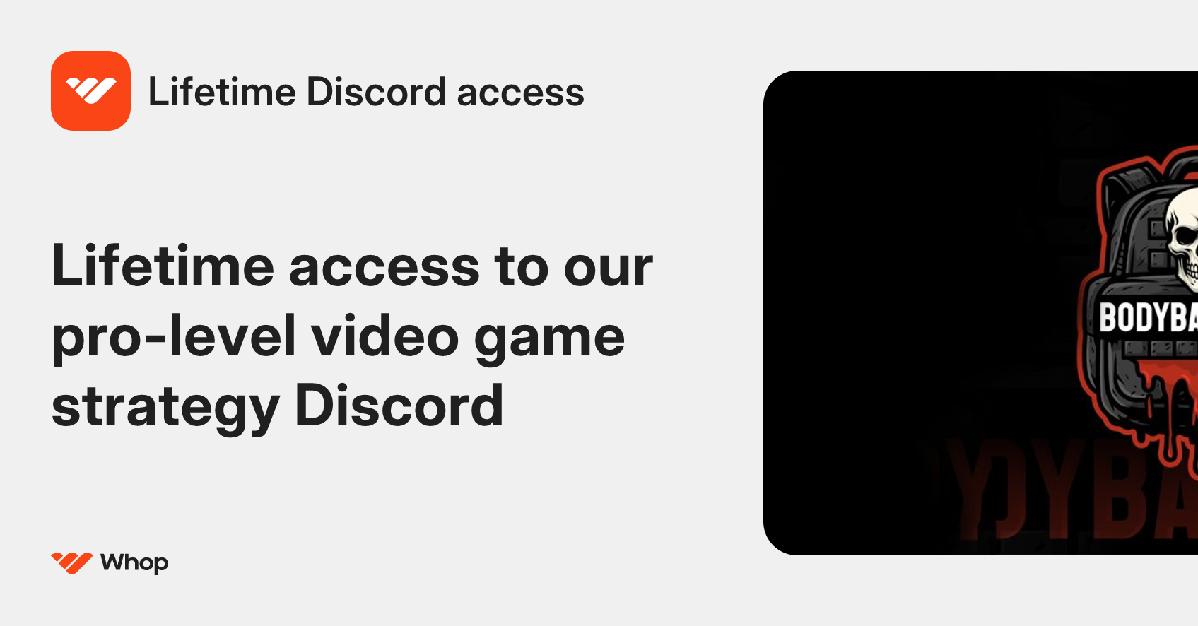 Lifetime Discord access | Whop