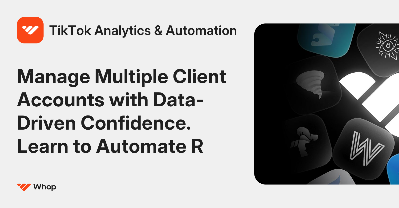 TikTok Analytics & Automation | Whop