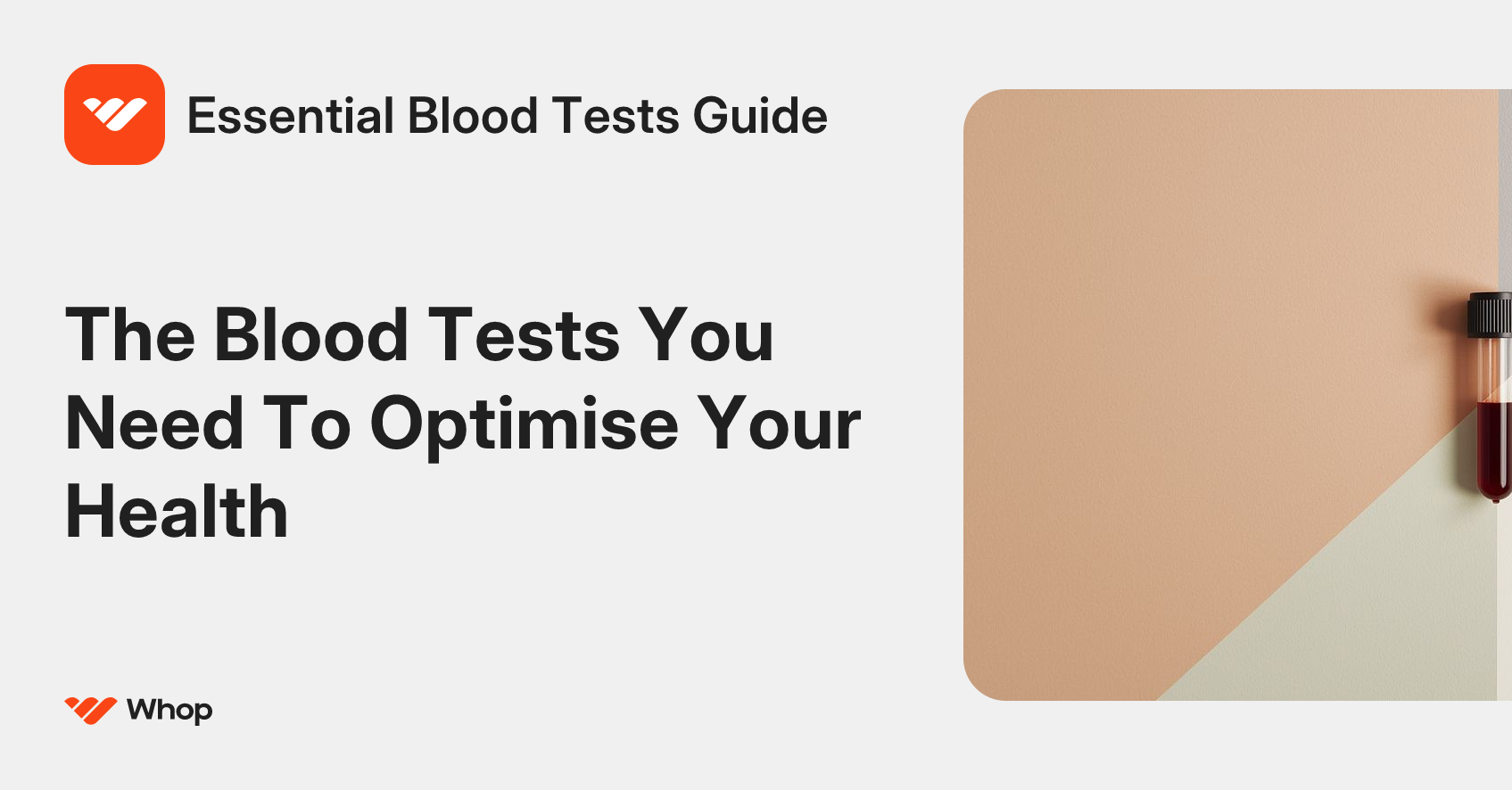 Essential Blood Tests Guide | Whop