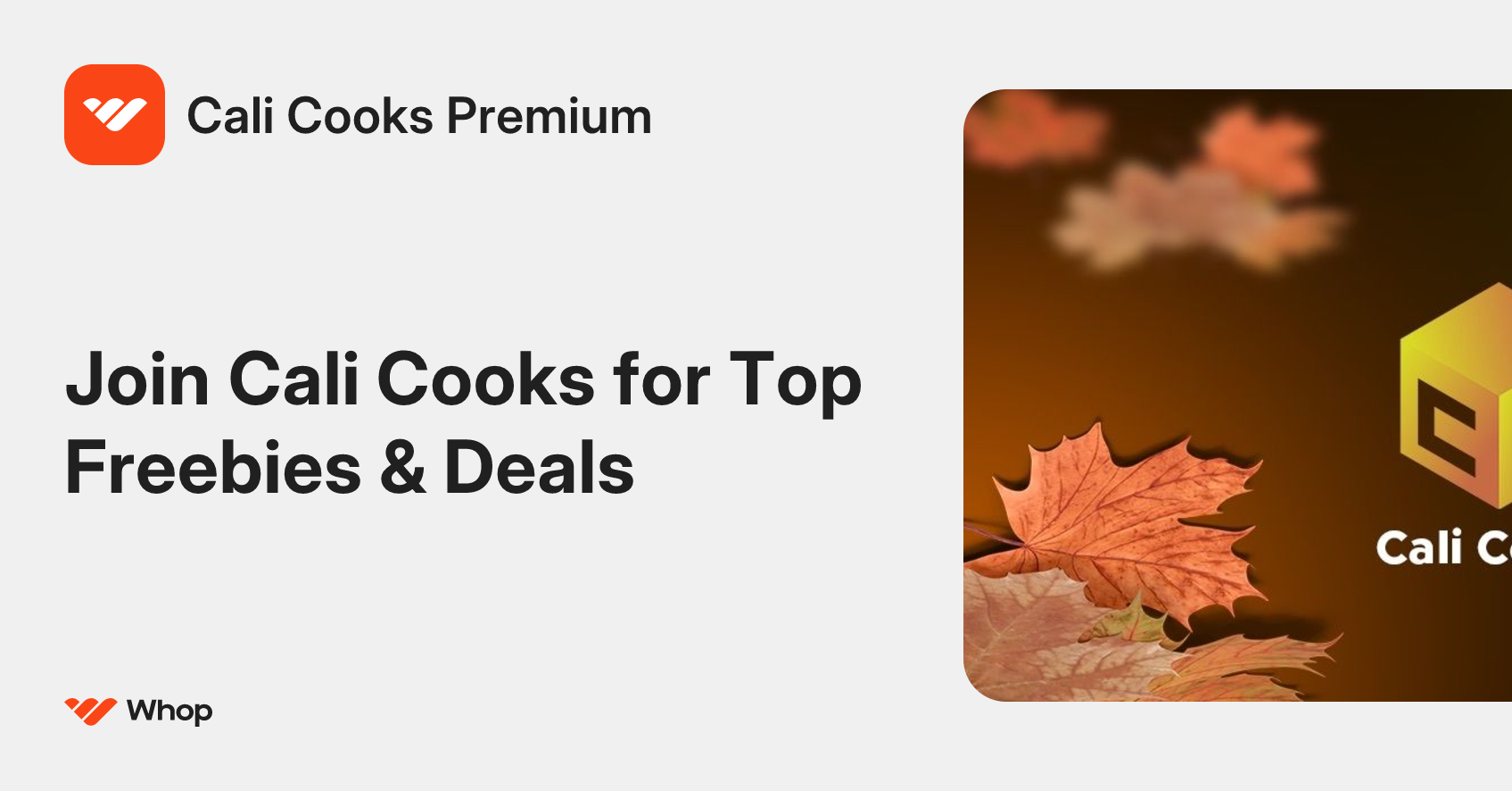 Cali Cooks Premium | Whop