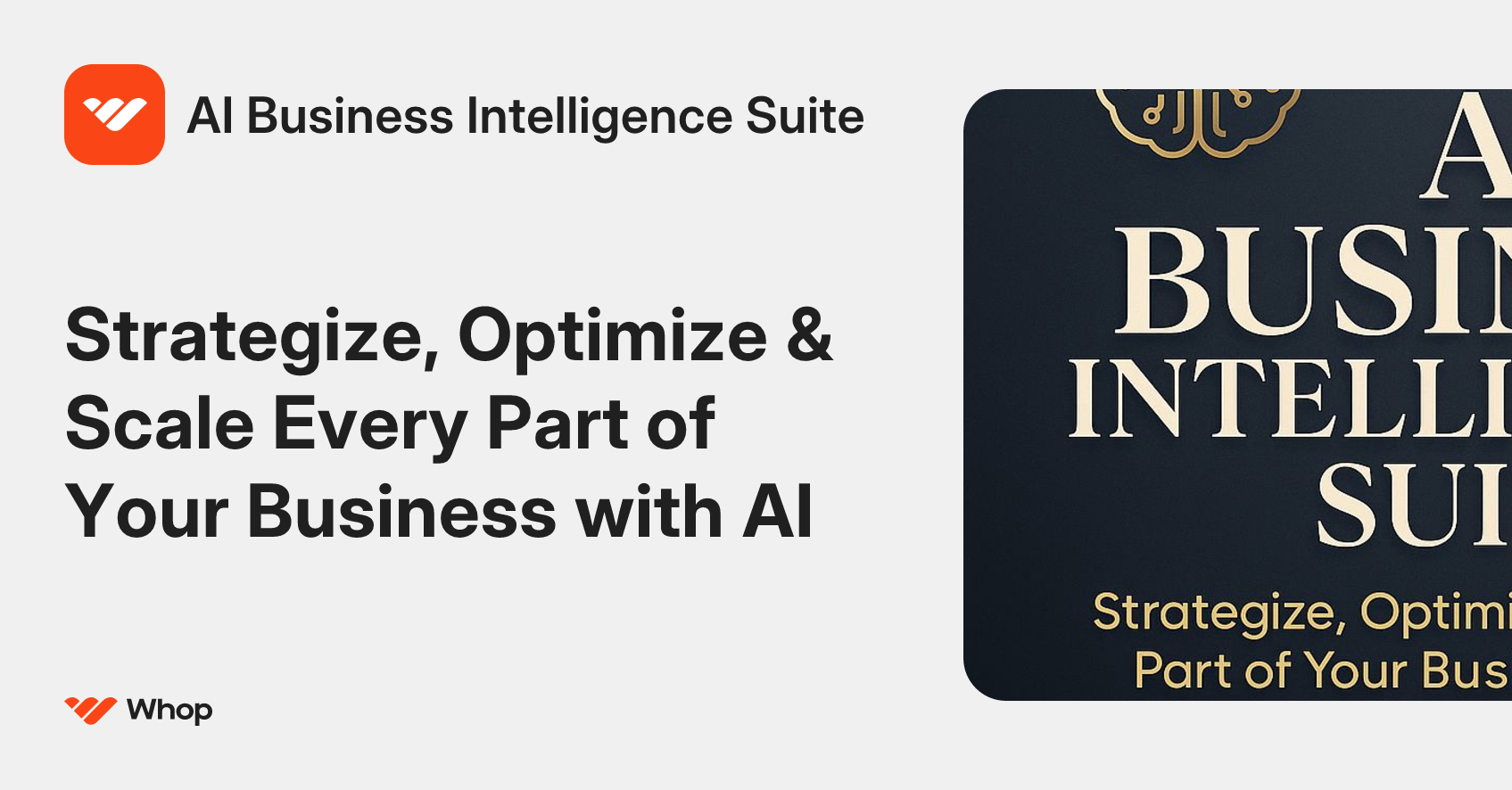 AI Business Intelligence Suite | Whop