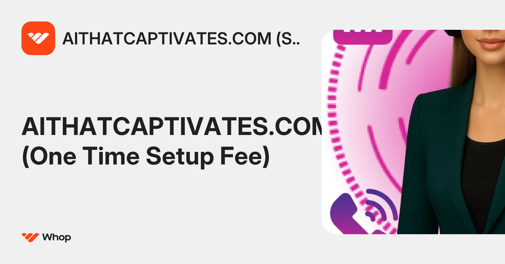 AITHATCAPTIVATES.COM (Setup) | Whop