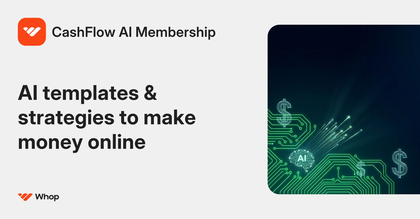 CashFlow AI Membership | Whop