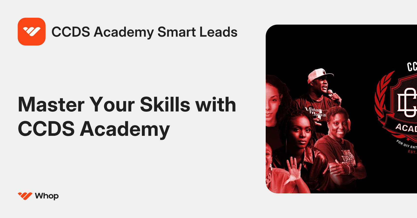 CCDS Academy Smart Leads | Whop