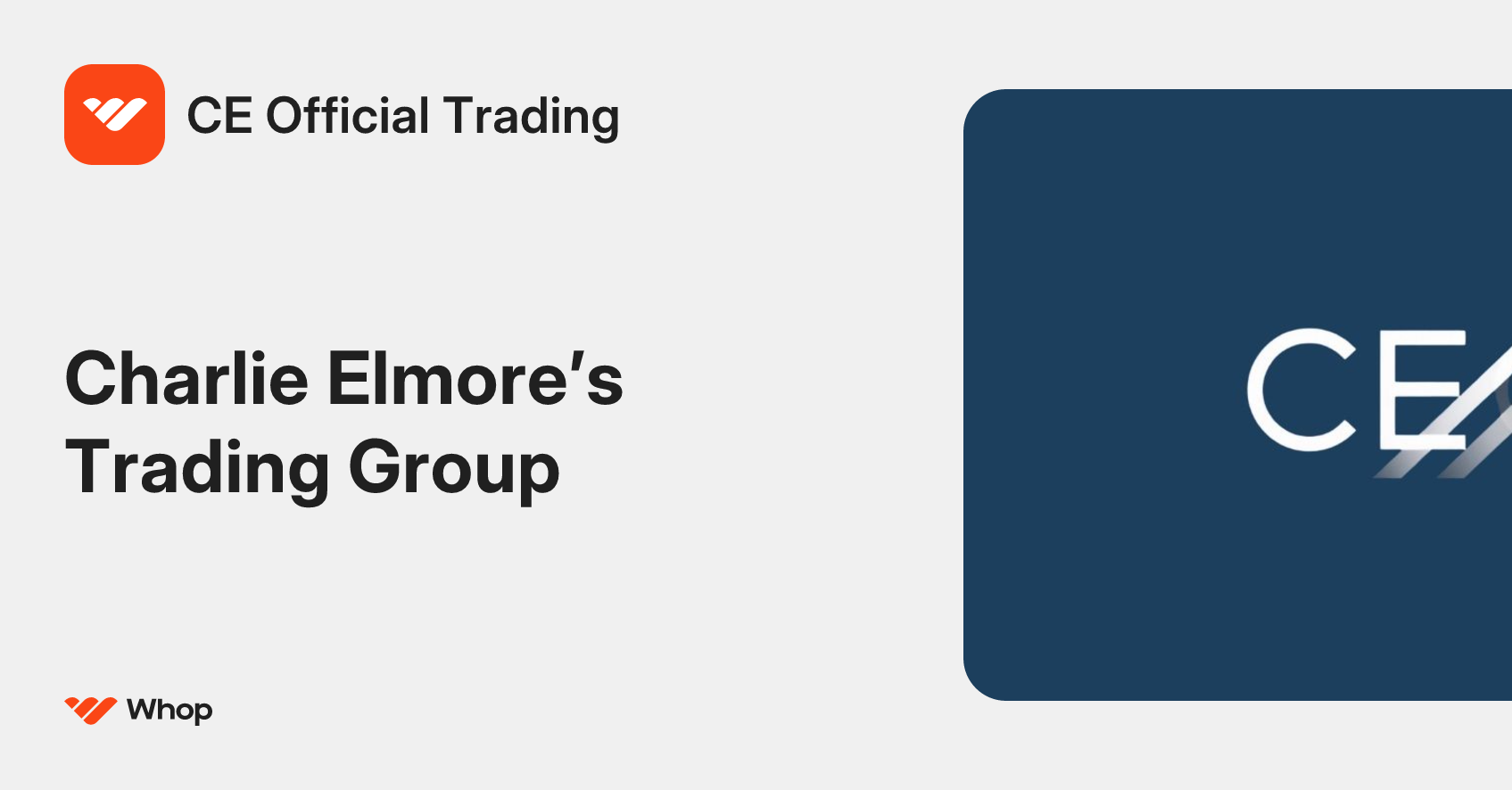 CE Official Trading | Whop