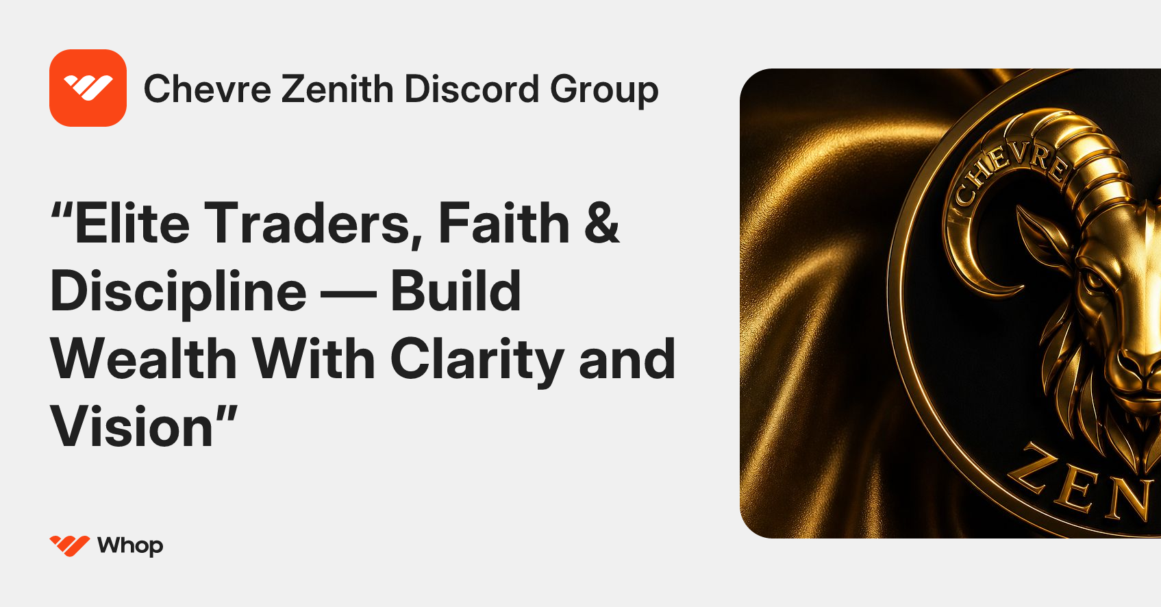 Chevre Zenith Discord Group | Whop